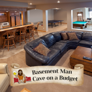 basement man cave ideas on a budget